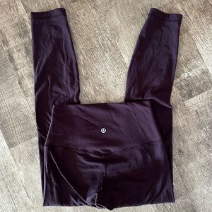 Lululemon Align Leggings - Size 4 - Burgundy